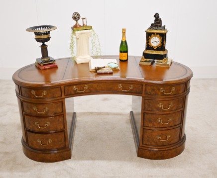 Victorian Desk Kidney Form Writing Table