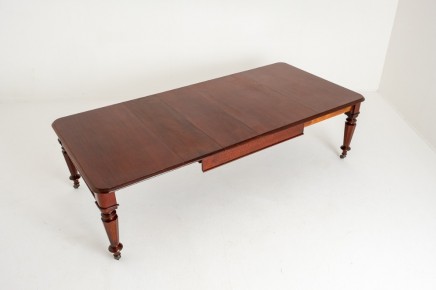 William IV Dining Table Mahogany Extending