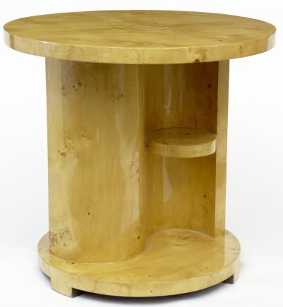 Art Deco Blonde Walnut Side Table Cocktail Tables Furniture