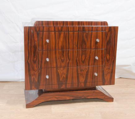 Art Deco Chest Drawers - Rosewood Commode Cabinet Furniture