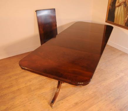 Mahogany Regency Pedestal Dining Table Diner Furniture XL