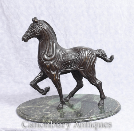 Spanish Bronze Horse Statue Sculpture Absract Picasso Art