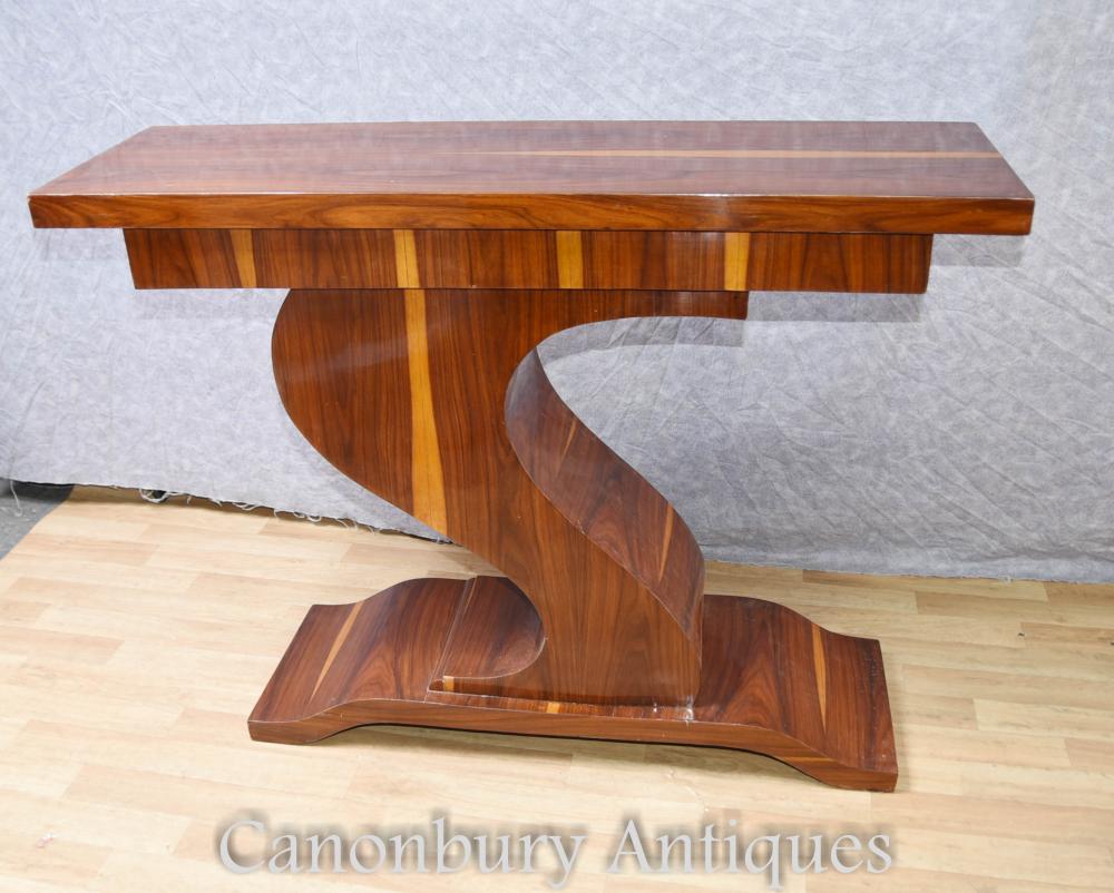Art Deco Z Shape Console Table Hall Tables Interiors