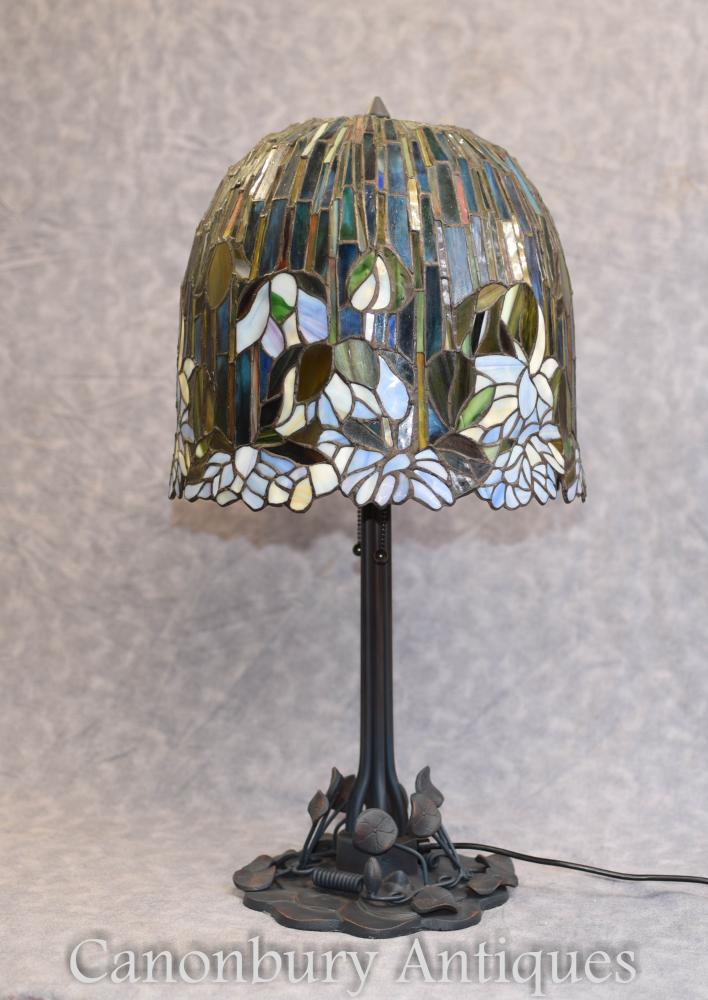 Art Nouveau Tiffany Lamp Table Light