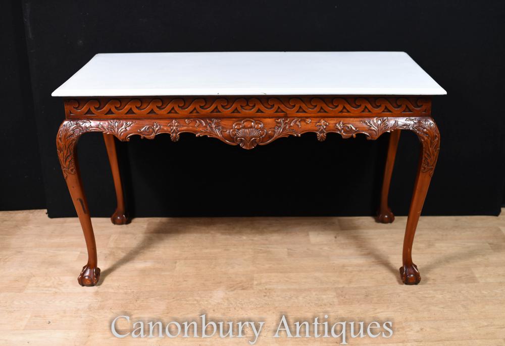 Mahogany Chippendale Console Table Ball, Ball And Claw Desk South Africa