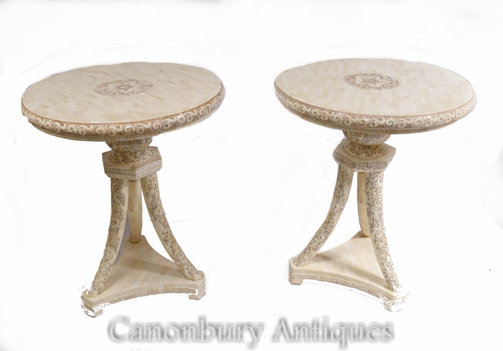 طاولات جانبية منحوتة صينية | English Antiques / الإنجليزية التحفEnglish  Antiques / الإنجليزية التحف