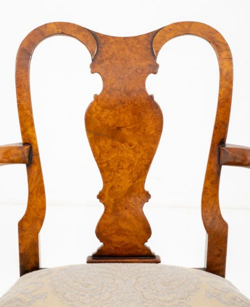 Queen Anne Childs Chair Walnut